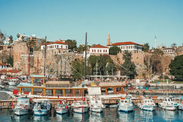 The harbour in Antalya's old town